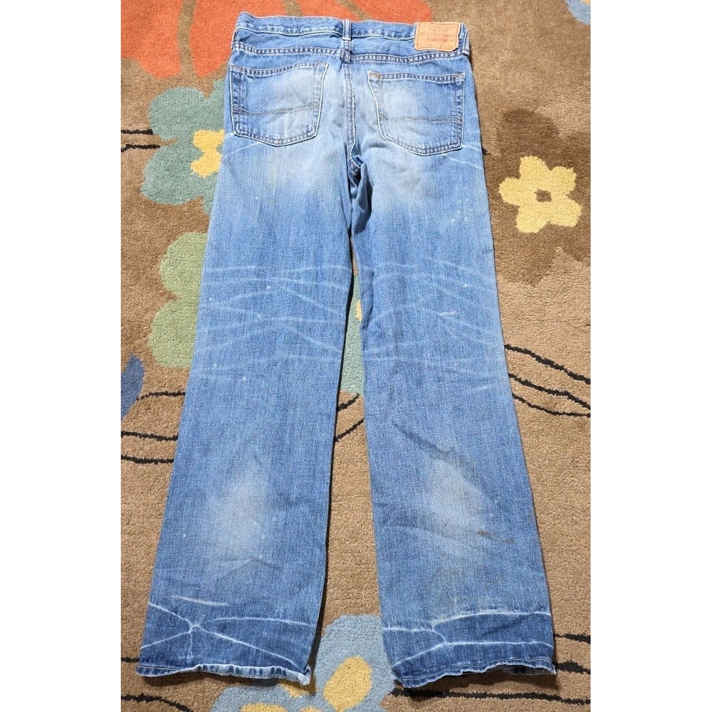 Vintage Y2K Abercrombie Wide‎ Leg Jeans Boys  Size 16 (32x31)
